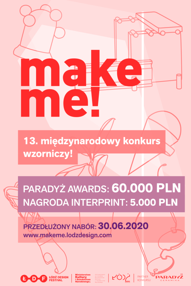 Projektanci poszukiwani! Konkurs make me! 2020 