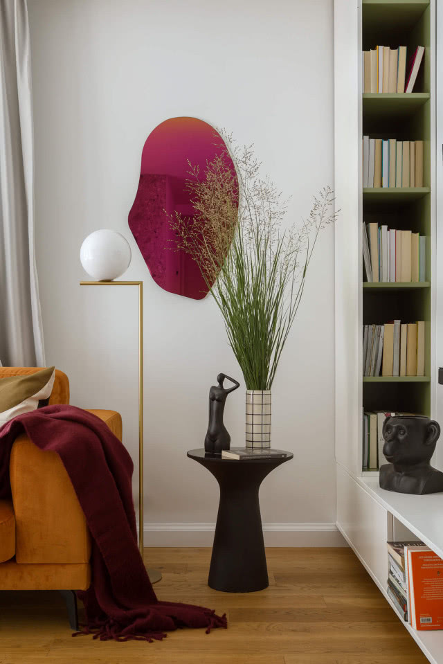 kolorowe dodatki we wnętrzu