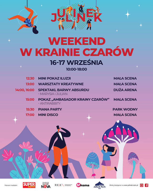 Festiwal Sztuki Cyrkowej w Julinku! W programie pokazy akrobatyczne i warsztaty kreatywne!