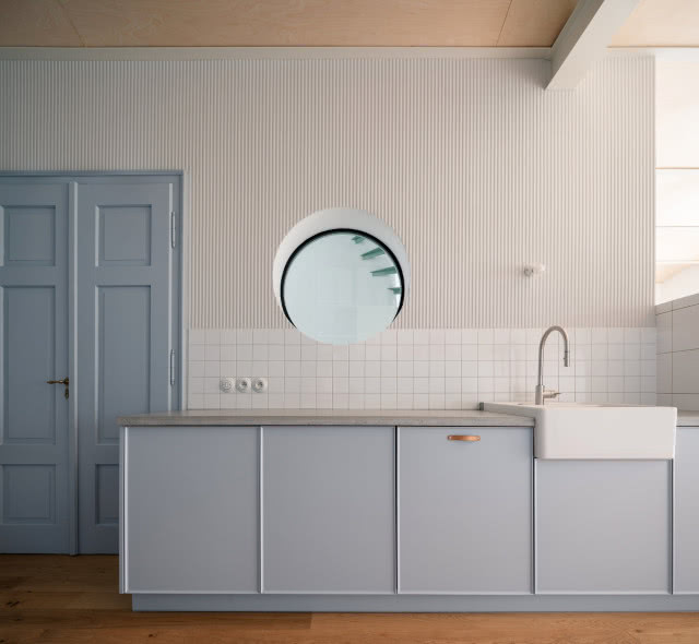 blado niebieska kuchnia