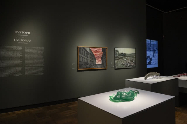 dystopie na wystawie "Arkadia"