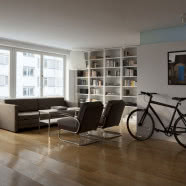 Minimalistyczny apartament w centrum miasta