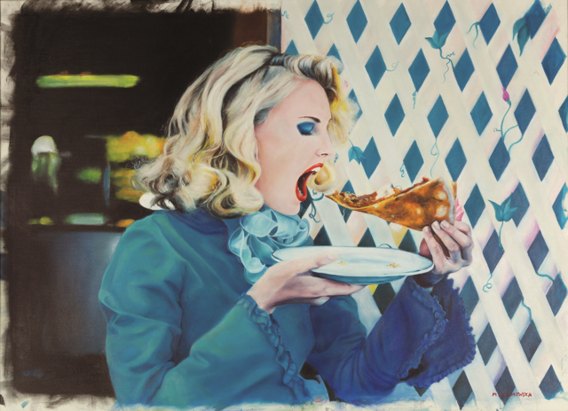 Małgorzata Blamowska, bez tytułu, 2007, olej,
płótno, 100 x 135 cm, Kolekcja MOCAK-u