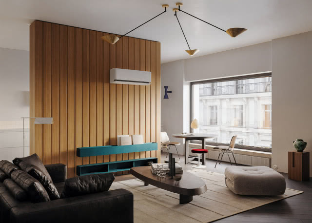  LG DUALCOOL AI Premium, Projekt wnętrza Paweł Jurkiewicz Studio.