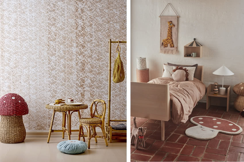 Pojemnik i dywanik w kształcie muchomora,...