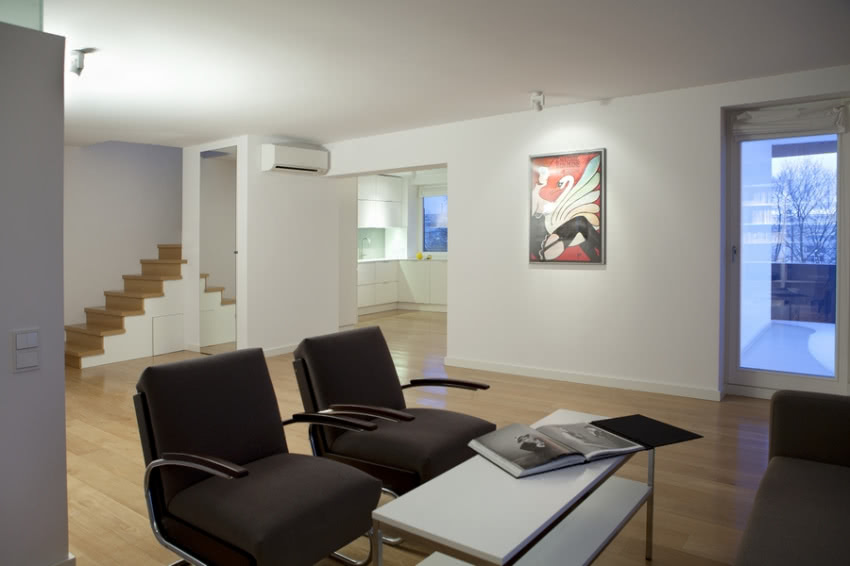 Fotele w stylu Bauhausu w minimalistycznym...