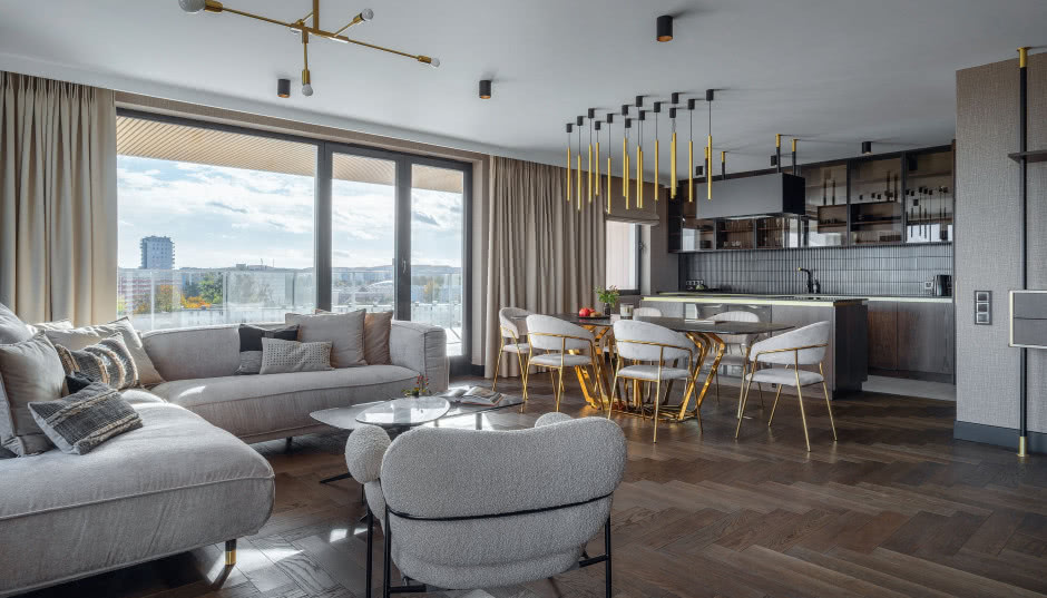 Gdański apartament Pawła Wszołka i jego żony - tu chętnie się wraca