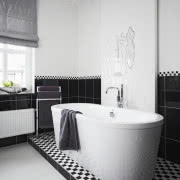 Chromowana stal i rozbielone drewno doskonale...