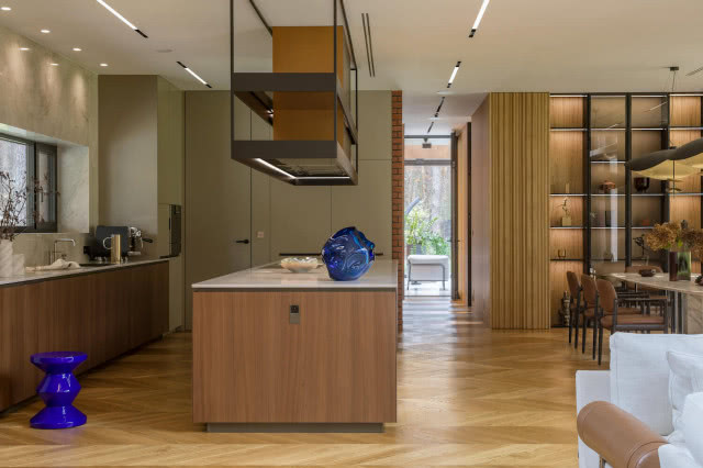 Otwarta przestrzeń na parterze domu