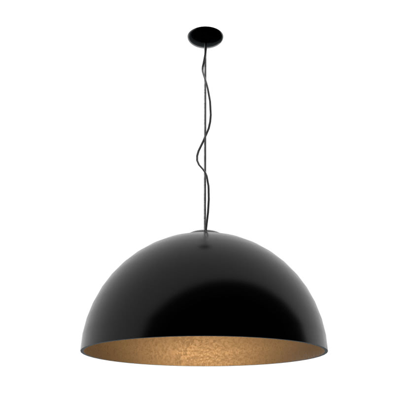 LAMPA LUMINATO W KOLORZE CZARNYM POŁYSK, WNĘTRZE...