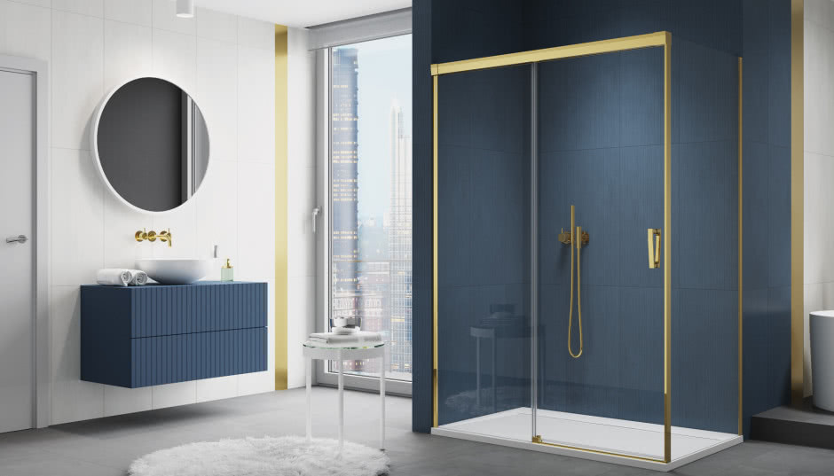 CADURA GOLD LINE - kabina prysznicowa z elementami złota!