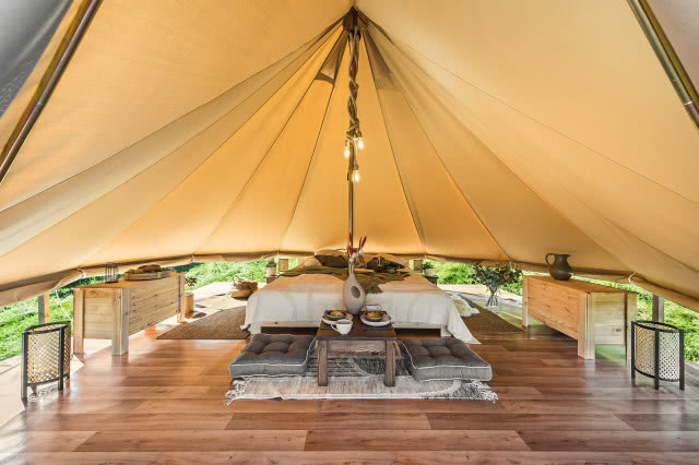 Luksusowy glamping w Polsce