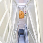 W najwęższym domu świata chodzi się głównie...