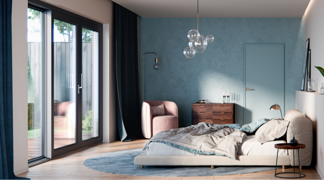 Drzwi tarasowe HST, premium, z niskim progiem, Oknoplast