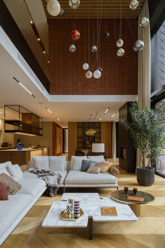 wysoki salon dom rezydencja