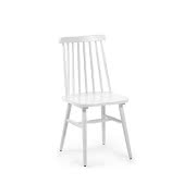 Krzesło Kristie białe drewniane, LaForma