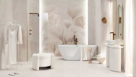 Świetlisty spektakl bieli, który odmienia wnętrza - poznaj kolekcję Albiano od marki Tubądzin