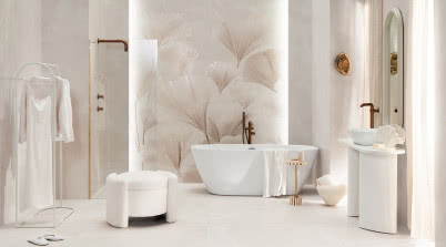 Świetlisty spektakl bieli, który odmienia wnętrza - poznaj kolekcję Albiano od marki Tubądzin