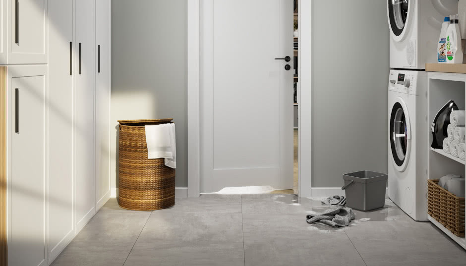 Drzwi do pralni powinny pasować do wnętrz