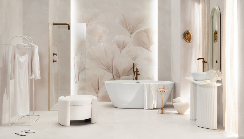 Świetlisty spektakl bieli, który odmienia wnętrza - poznaj kolekcję Albiano od marki Tubądzin