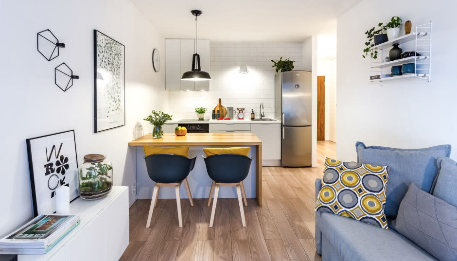 Skandynawska kawalerka dla singla