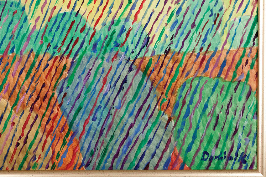 Tadeusz Dominik, „Deszcz”, 2012, akryl, płótno,...