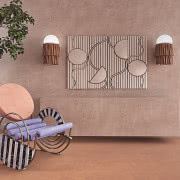 Fotel bujany Too Much to kontrast kolorów,...