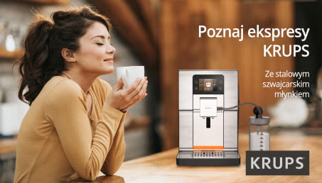 Unikatowe technologie KRUPS - smak kawy jak od baristy to kwestia WNĘTRZA 