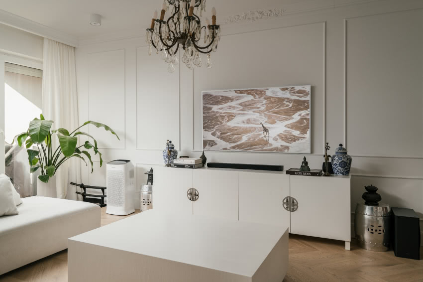 W tym apartamencie telewizor  The Frame,...