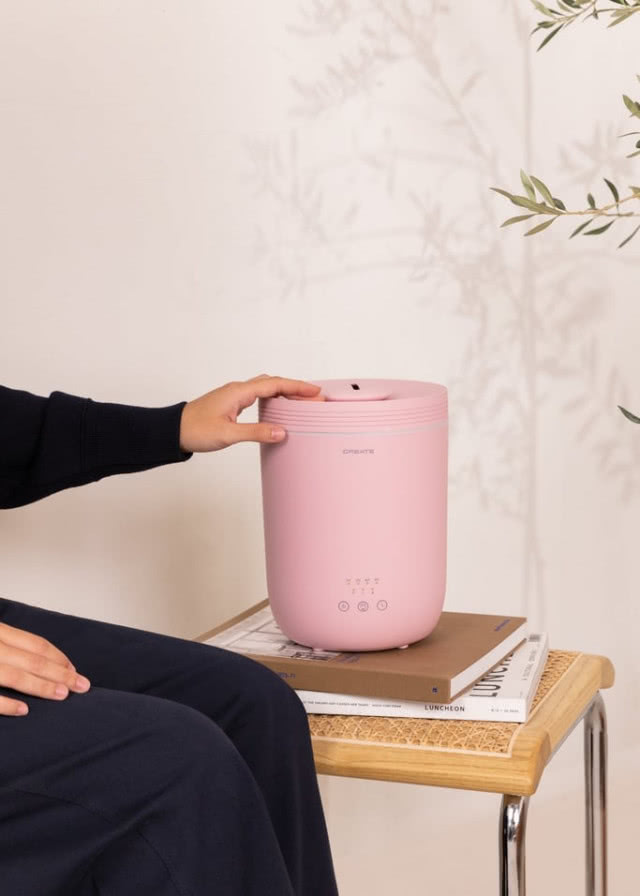 nawilżacz powietrza różowy