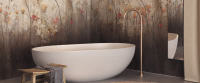 Dlaczego warto sięgnąć po tapety podczas urządzania łazienki?