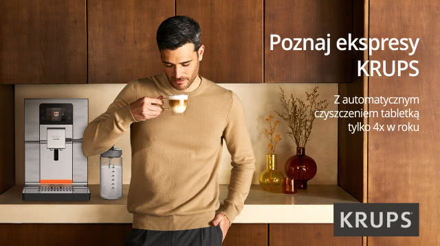 Unikatowe technologie KRUPS - smak kawy jak od baristy to kwestia WNĘTRZA 