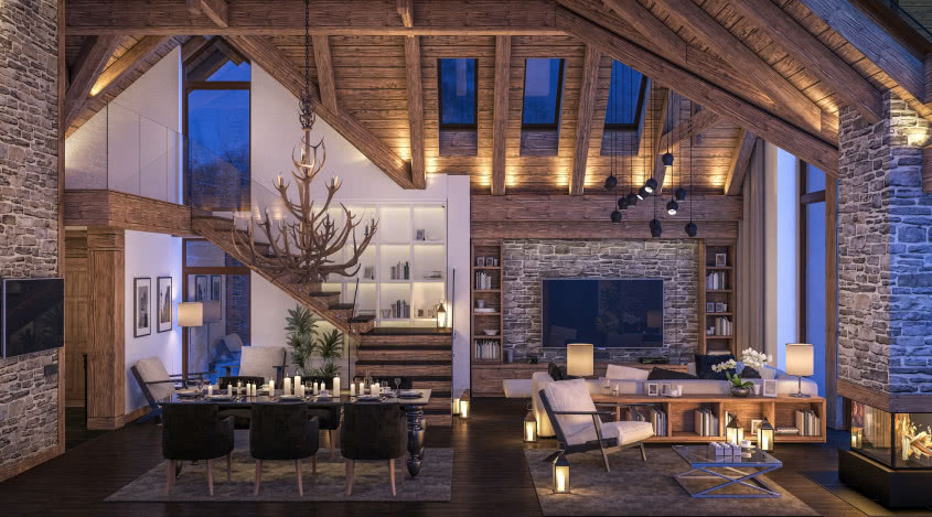 Styl chalet - jak urządzić wnętrze w stylu alpejskiej chaty?