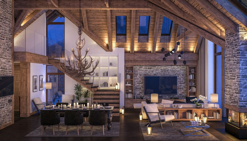 Styl chalet - jak urządzić wnętrze w stylu alpejskiej chaty?