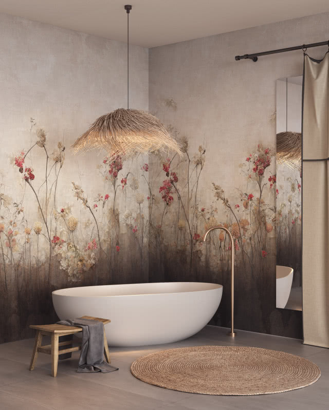 Dlaczego warto sięgnąć po tapety podczas urządzania łazienki?