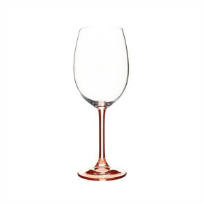Kryształowe kieliszki do wina 450 ml transparentne różowe (4 set),  Bitz, SF MEBLE, 139 zł