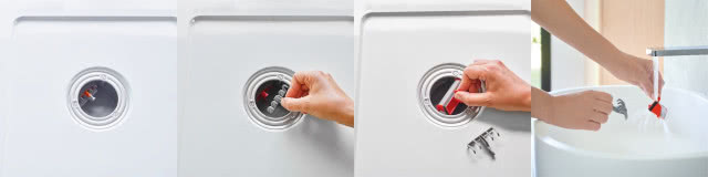 czyszczenie odpływu liniowego z włosów