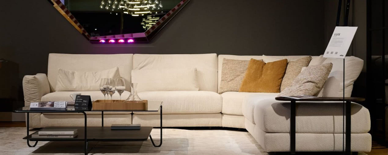 Olta - polskie sofy premium redefiniują komfort. Nowe modele ANAGA i LUIS w centrum The Olta Experience
