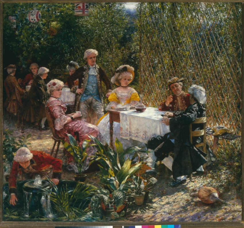 Aleksander Gierymski, "W altanie", 1882, olej,...