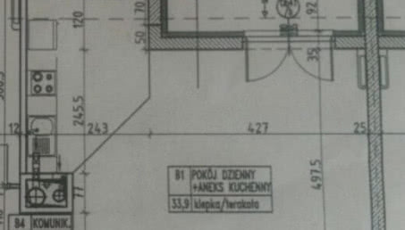 Miejsce na sypialnię w salonie