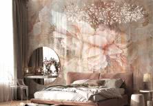 Tapeta Celine - subtelna elegancja, która odmienia sypialnię 