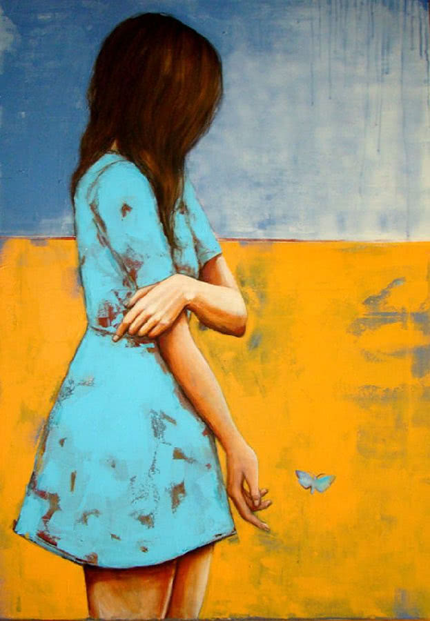 Renata Magda, "Little freedom", akryl na...