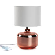 Miedziana lampa stołowa Versa Metal, BONAMI, 259...