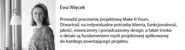 Wnętrza skrojone na miarę - wywiad z Ewą Więcek