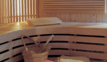 Lampa solna w saunie