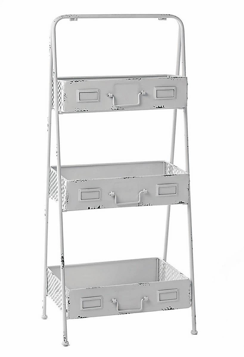 Metalowy regał z trzema półkami, Armonia