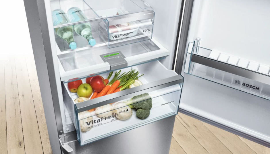 Lodówki Bosch Serie | 6 - wiecej świeżości, miejsca i wygody