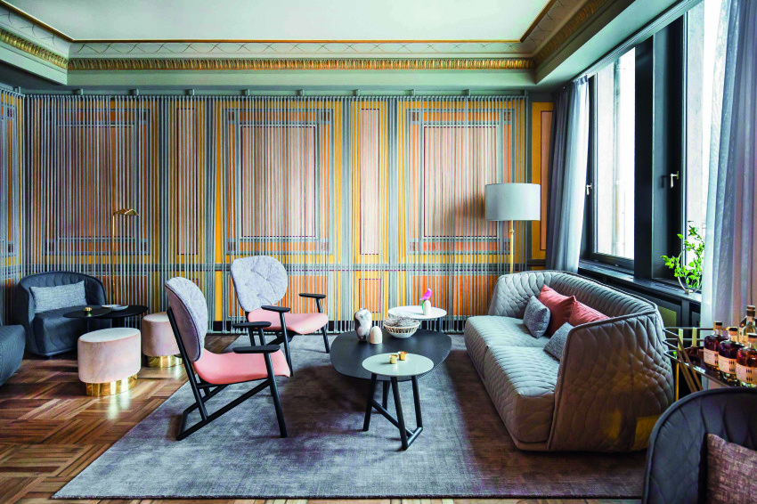 Patricia Urquiola tworzy także wnętrza obiektów...