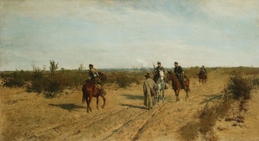 Maksymilian Gierymski, "Patrol powstańczy",...