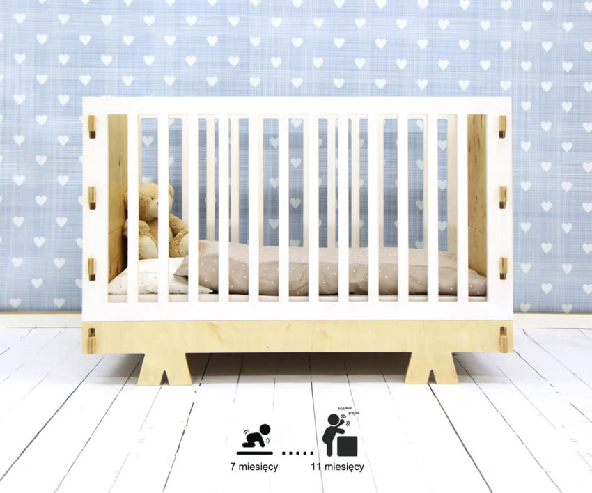 Łóżko Prymusik z opuszczonym dnem - dla dziecka...